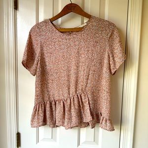 Copper Key Shirt Sleeve Top L